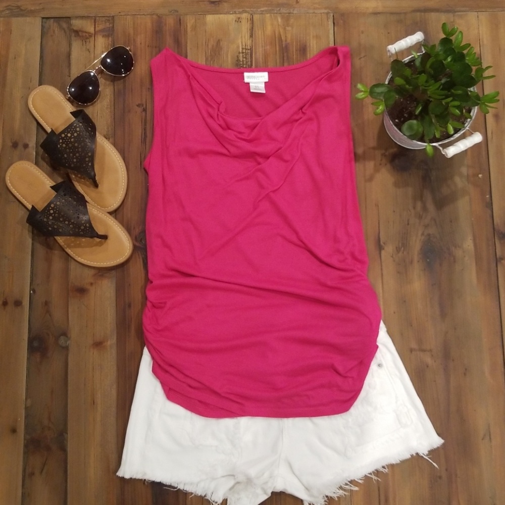 💙 3 for $15- Motherhood maternity pink tank